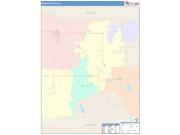Neosho <br /> Wall Map <br /> Color Cast Style 2024 Map