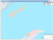 Keweenaw <br /> Wall Map <br /> Color Cast Style 2024 Map