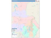 Chisago <br /> Wall Map <br /> Color Cast Style 2024 Map