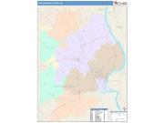 Cape Girardeau <br /> Wall Map <br /> Color Cast Style 2024 Map