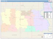 Otoe <br /> Wall Map <br /> Color Cast Style 2024 Map