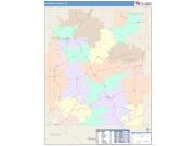 Allegany <br /> Wall Map <br /> Color Cast Style 2024 Map