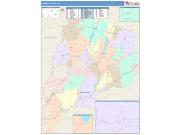 Otsego <br /> Wall Map <br /> Color Cast Style 2024 Map