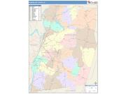 Rensselaer <br /> Wall Map <br /> Color Cast Style 2024 Map