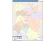 Schoharie <br /> Wall Map <br /> Color Cast Style 2024 Map