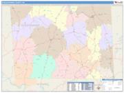 Susquehanna <br /> Wall Map <br /> Color Cast Style 2024 Map