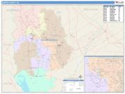 Sumter <br /> Wall Map <br /> Color Cast Style 2024 Map