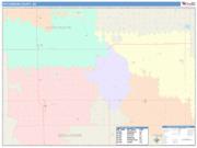 Hutchinson <br /> Wall Map <br /> Color Cast Style 2024 Map