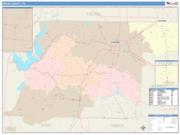 Obion <br /> Wall Map <br /> Color Cast Style 2024 Map