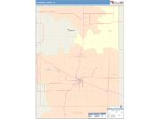 Childress <br /> Wall Map <br /> Color Cast Style 2024 Map
