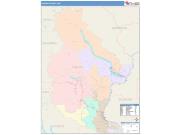 Chelan <br /> Wall Map <br /> Color Cast Style 2024 Map