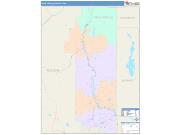 Pend Oreille <br /> Wall Map <br /> Color Cast Style 2024 Map