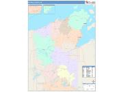 Bayfield <br /> Wall Map <br /> Color Cast Style 2024 Map