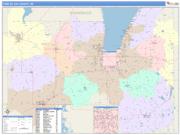 Fond du Lac <br /> Wall Map <br /> Color Cast Style 2024 Map