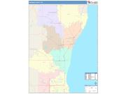 Ozaukee <br /> Wall Map <br /> Color Cast Style 2024 Map