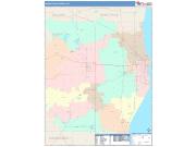 Sheboygan <br /> Wall Map <br /> Color Cast Style 2024 Map