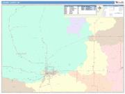 Laramie <br /> Wall Map <br /> Color Cast Style 2024 Map
