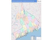 Bridgeport-Stamford-Norwalk <br /> Wall Map <br /> Color Cast Style 2024 Map