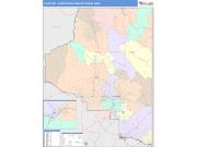 Flagstaff <br /> Wall Map <br /> Color Cast Style 2024 Map