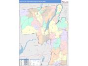 Glens Falls <br /> Wall Map <br /> Color Cast Style 2024 Map