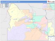 Yakima <br /> Wall Map <br /> Color Cast Style 2024 Map