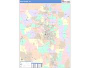 Front Range <br /> Wall Map <br /> Color Cast Style 2024 Map
