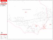 Goleta <br /> Wall Map <br /> Zip Code <br /> Red Line Style 2024 Map