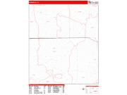 Rosemead <br /> Wall Map <br /> Zip Code <br /> Red Line Style 2024 Map