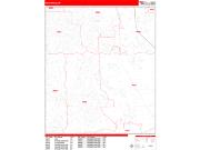 Kentwood <br /> Wall Map <br /> Zip Code <br /> Red Line Style 2024 Map