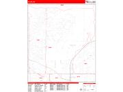 Blaine <br /> Wall Map <br /> Zip Code <br /> Red Line Style 2024 Map