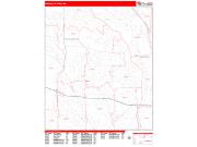Brooklyn Park <br /> Wall Map <br /> Zip Code <br /> Red Line Style 2024 Map