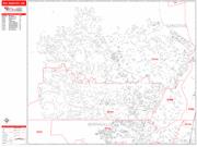 Rio Rancho <br /> Wall Map <br /> Zip Code <br /> Red Line Style 2024 Map