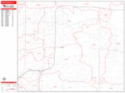 Cheektowaga <br /> Wall Map <br /> Zip Code <br /> Red Line Style 2024 Map