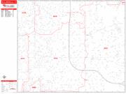 Taylorsville <br /> Wall Map <br /> Zip Code <br /> Red Line Style 2024 Map