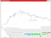 North Slope County, AK <br /> Wall Map <br /> Zip Code <br /> Red Line Style 2024 Map