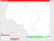 Gilpin County, CO <br /> Wall Map <br /> Zip Code <br /> Red Line Style 2024 Map