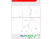 Decatur County, KS <br /> Wall Map <br /> Zip Code <br /> Red Line Style 2024 Map