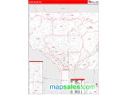 Anoka County, MN <br /> Wall Map <br /> Zip Code <br /> Red Line Style 2024 Map