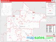 Goodhue County, MN <br /> Wall Map <br /> Zip Code <br /> Red Line Style 2024 Map