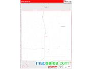 Logan County, NE <br /> Wall Map <br /> Zip Code <br /> Red Line Style 2024 Map