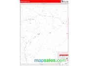 Catron County, NM <br /> Wall Map <br /> Zip Code <br /> Red Line Style 2024 Map