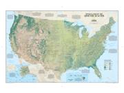US <br /> Physical <br /> Wall Map Map