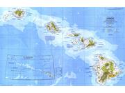 Hawaii 1976 <br /> Wall Map Map
