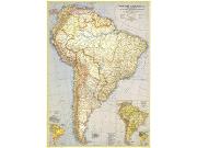 South America 1937 <br /> Wall Map Map