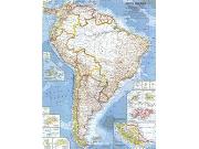 South America 1960 <br /> Wall Map Map