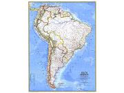 South America 1972 <br /> Wall Map Map