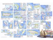 Tourist Islands of the West Indies 1981 <br /> Wall Map Map