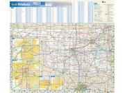 Oklahoma <br /> Wall Map Map