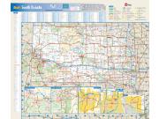 South Dakota <br /> Wall Map Map