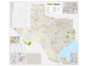Texas <br /> Wall Map Map